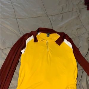 Long sleeve zip up